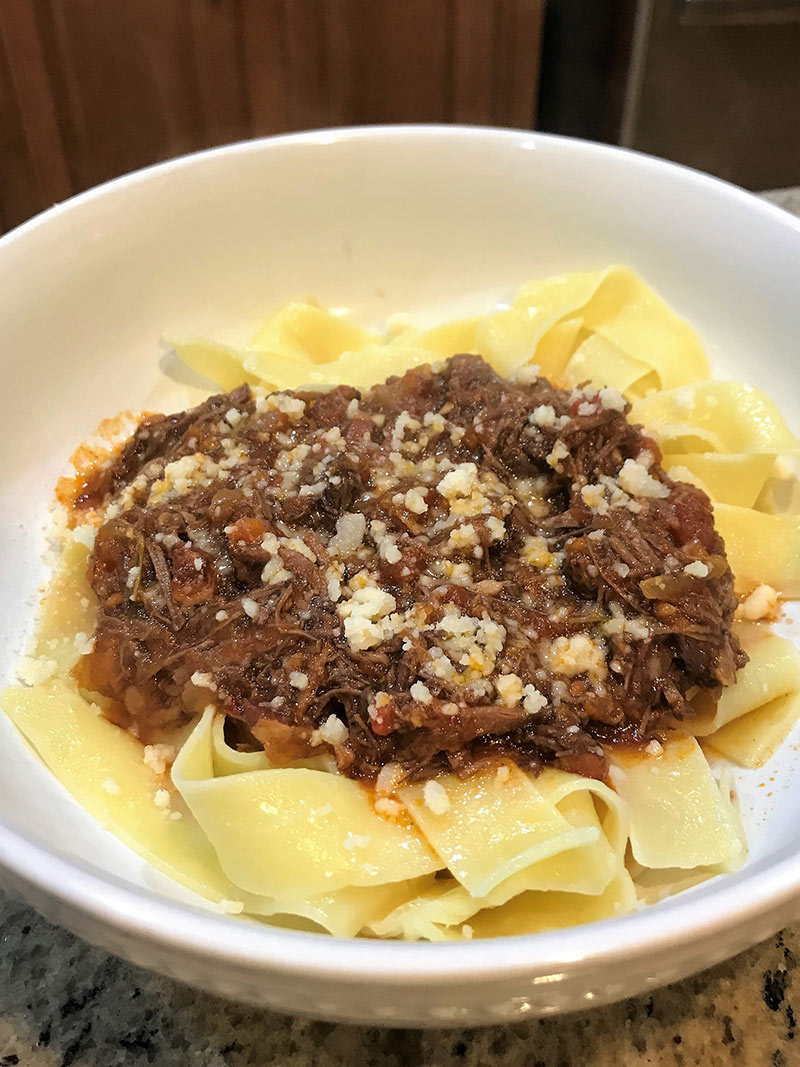 Instant Pot Beef Ragu With Pappardelle The Food Fairy